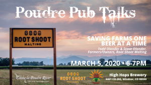 Poudre Pub Talk: Saving Farms One Beer at a Time @ High Hops Brewing | Windsor | Colorado | United States