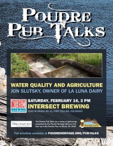 Poudre Pub Talk: Water Quality and Agriculture @ Intersect Brewing | Fort Collins | Colorado | United States