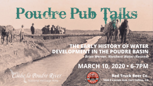 Poudre Pub Talk: The Early History of Water Development in the Poudre Basin @ Red Truck Beer Co. | Fort Collins | Colorado | United States